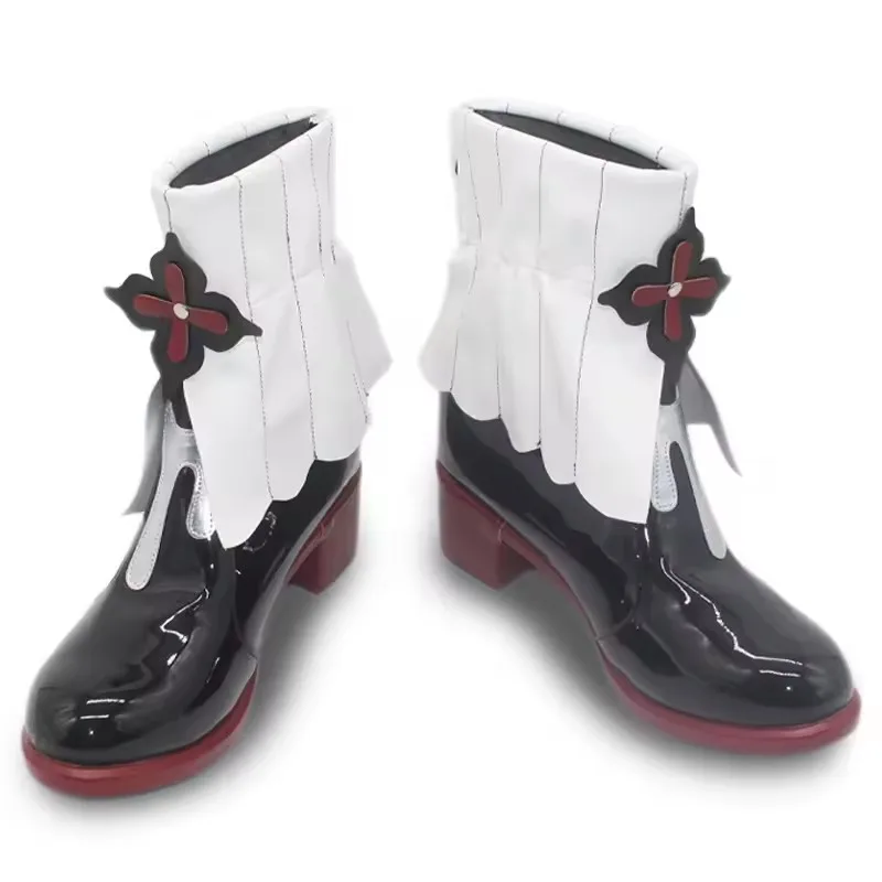 

Обувь для косплея по игре Honkai: Star Rail Evernight, туфли на высоком каблуке, туфли из лакированной кожи March 7th, для вечеринок на Хэллоуин, для взрослых женщин и мужчин