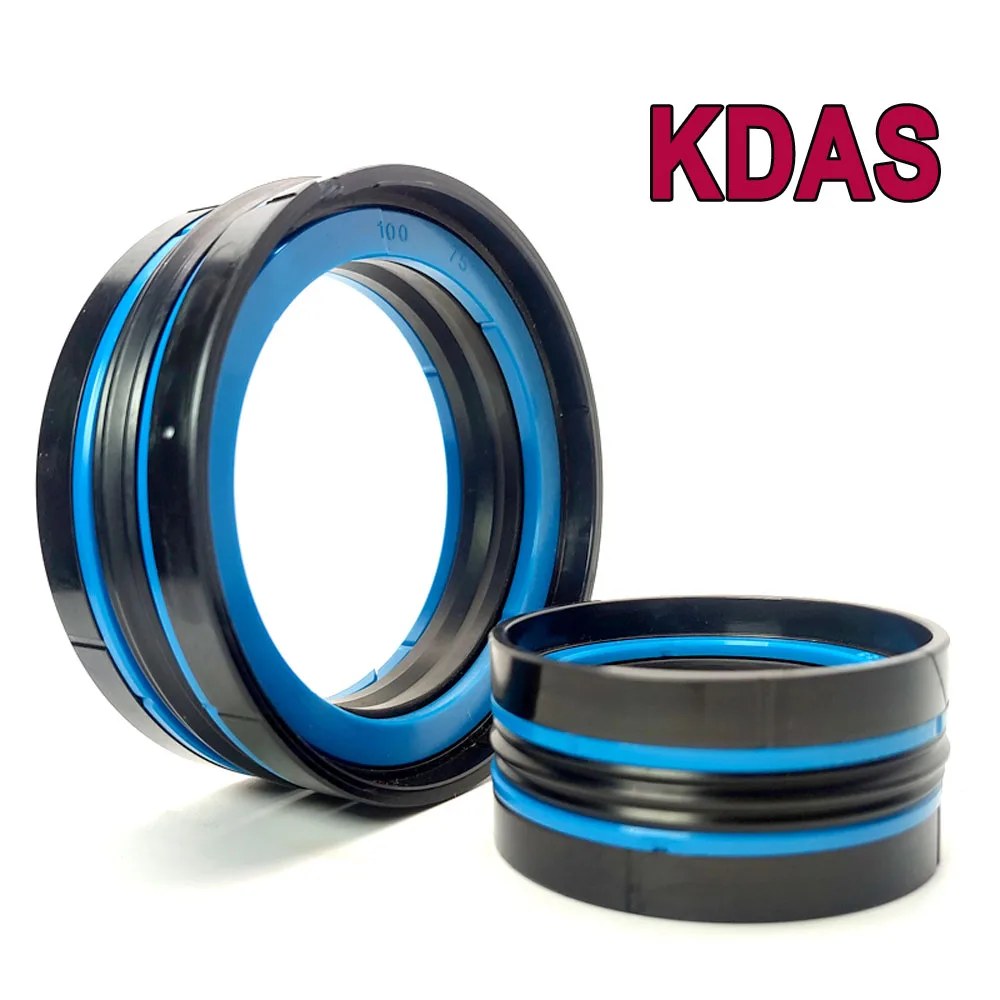 1Pcs KDAS Five Piece Set Combination Hydraulic Piston Seal Oil Seal Ring Piston Hydraulic Cylinder Hole High Temperature Gasket