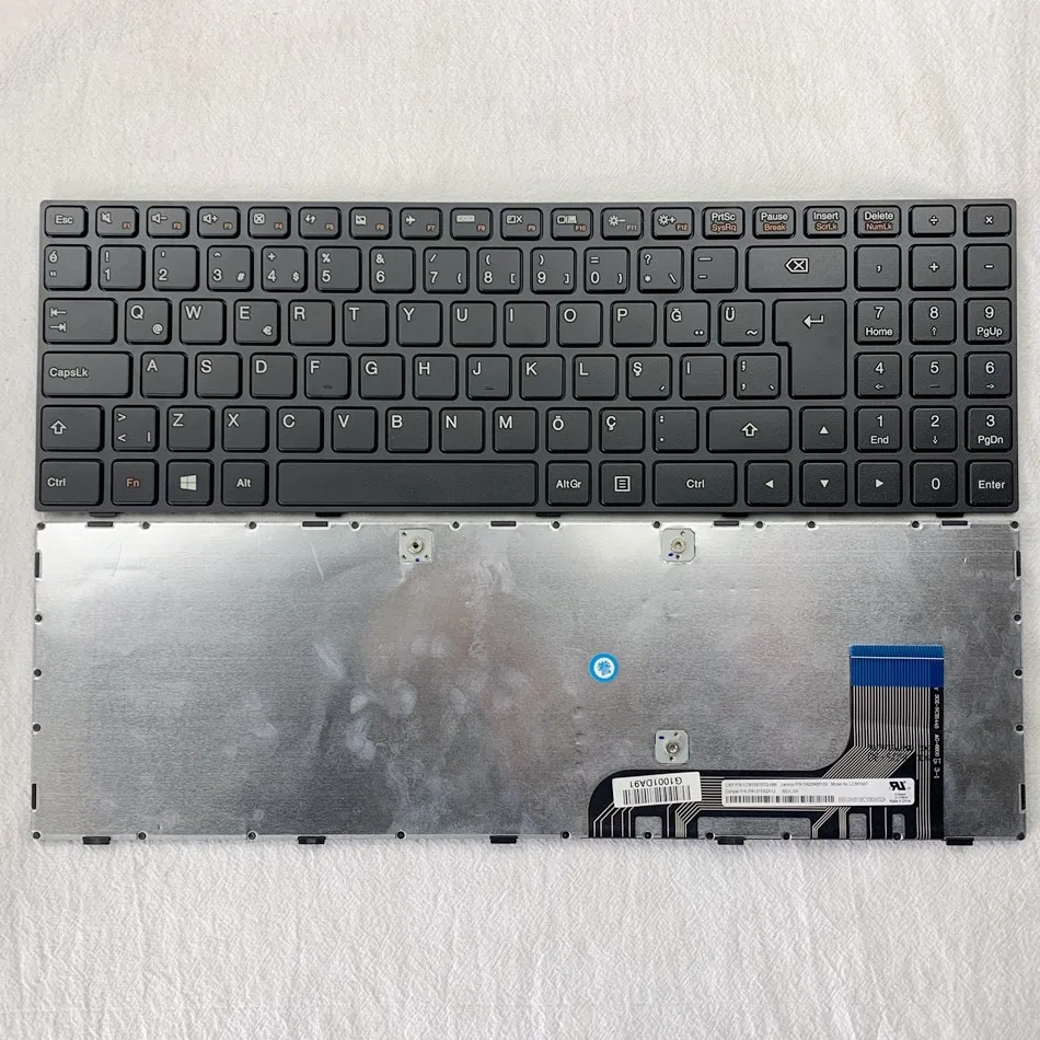 Turkish Laptop Keyboard For Lenovo Ideapad 100-15 100-15IBY 100-15IB B50-10 MODEL LCM15B7 TR Layout