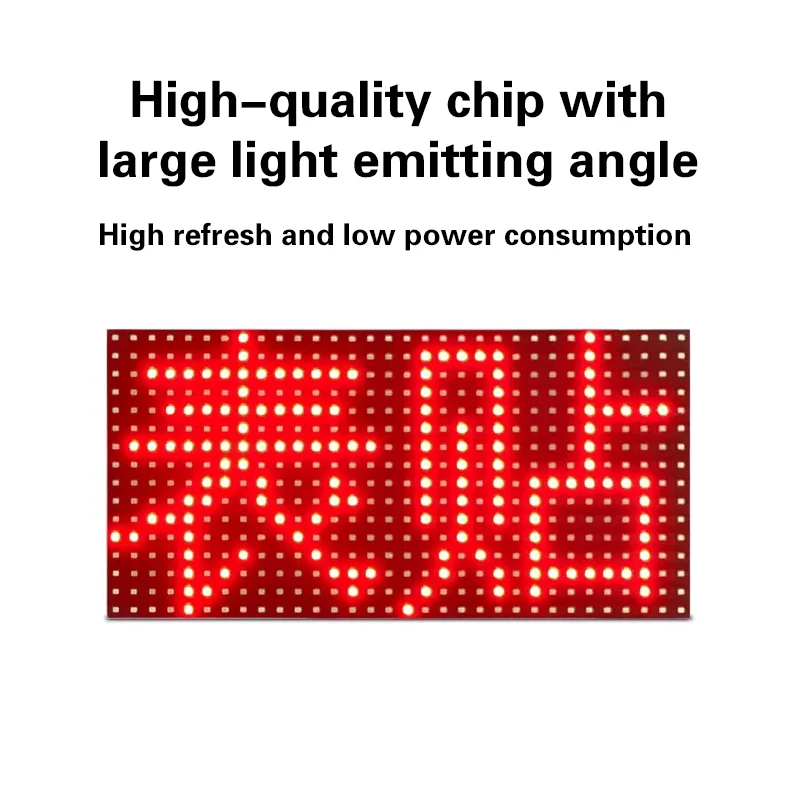 Surface mount P10 semi-outdoor red light high-brightness word led display billboard electronic screen scrolling screen unit boar