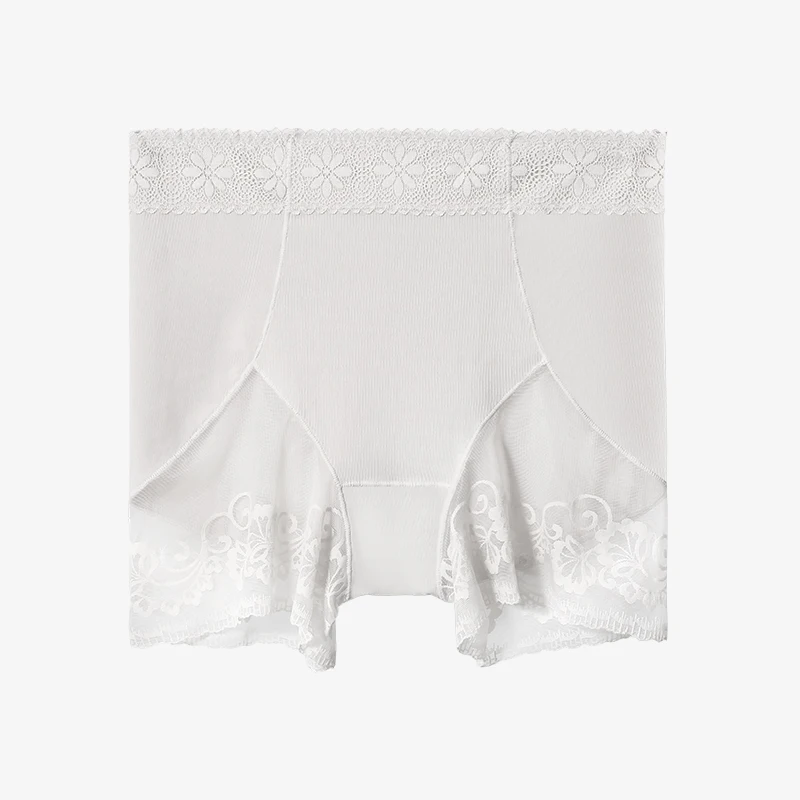 Culotte de contrôle du ventre taille haute pour femmes, Leggings de levage des fesses en pur coton, shorts fins d'été pour filles, shorts de sécurité respirants