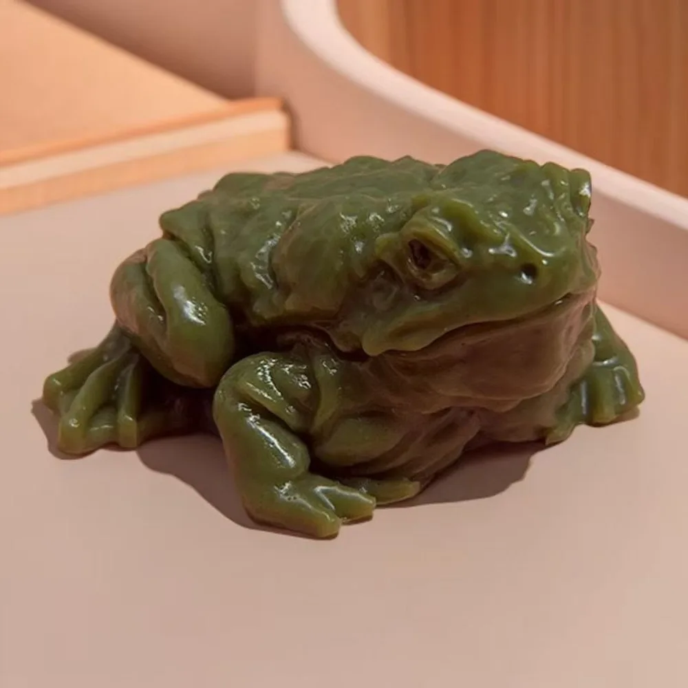 New Toad Frog Squeeze Soft Sticky Frog SimulationToy Stress-relief Decompression Toy Tricky Toys