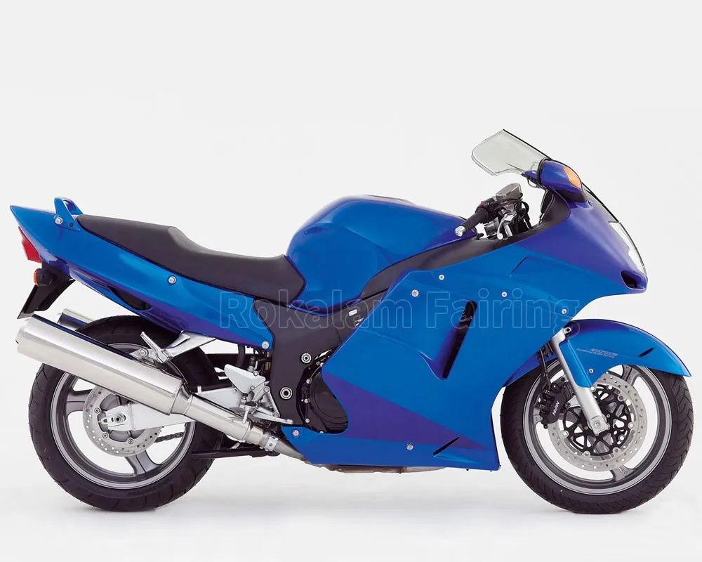 For Honda CBR1100XX Blackbird All Blue 1996 1997 1998 1999 2000 2005 2006 2007 CBR1100 Fairing Kit (Injection Molding)