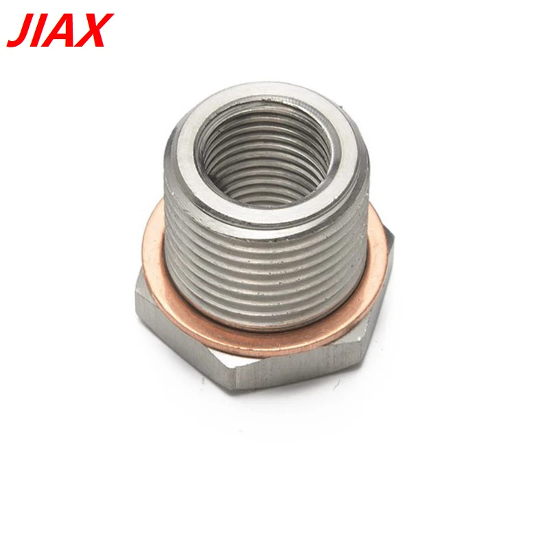 Exhaust O2 Oxygen Sensor Spacer Reducer Adapter M18 x 1.5mm to M12 x 1.25mm