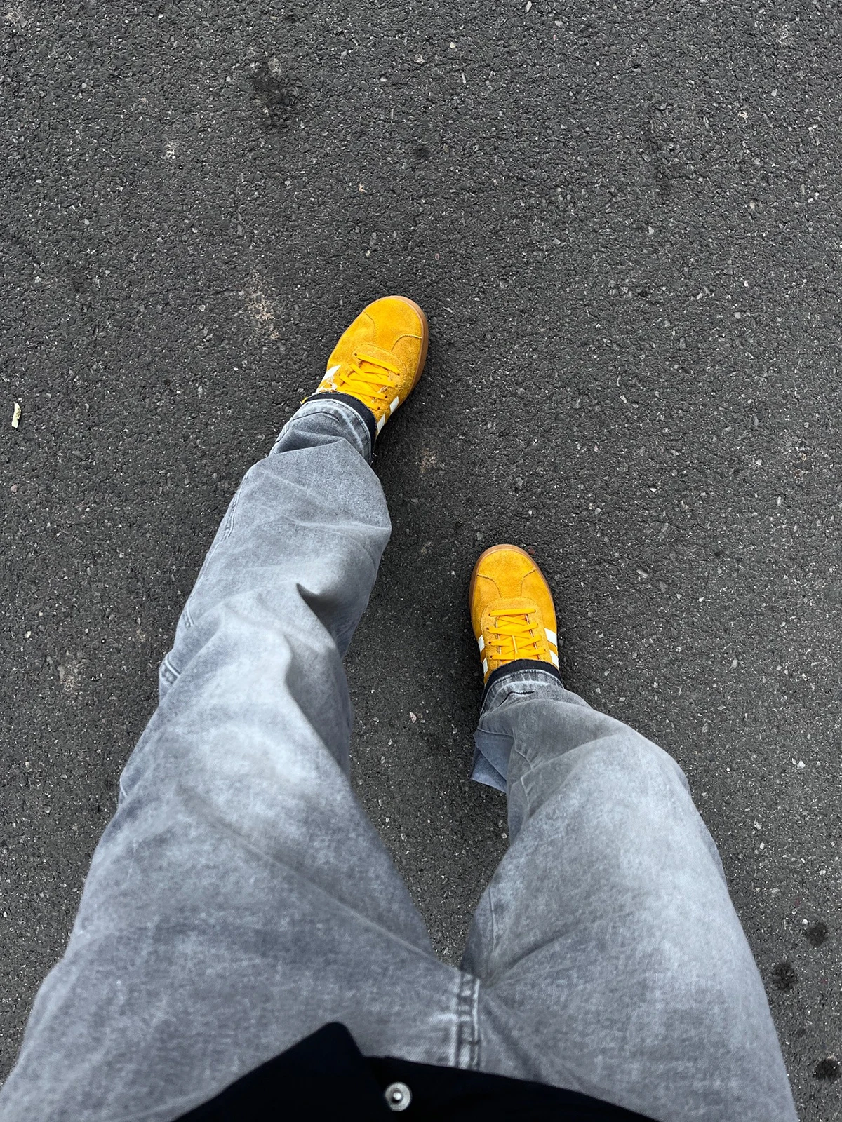 

Men's Straight Leg Jeans Cement ey American Vibe Street Sle High Waist Flared Pants Clean Fit Long Trousers Trendy Denim