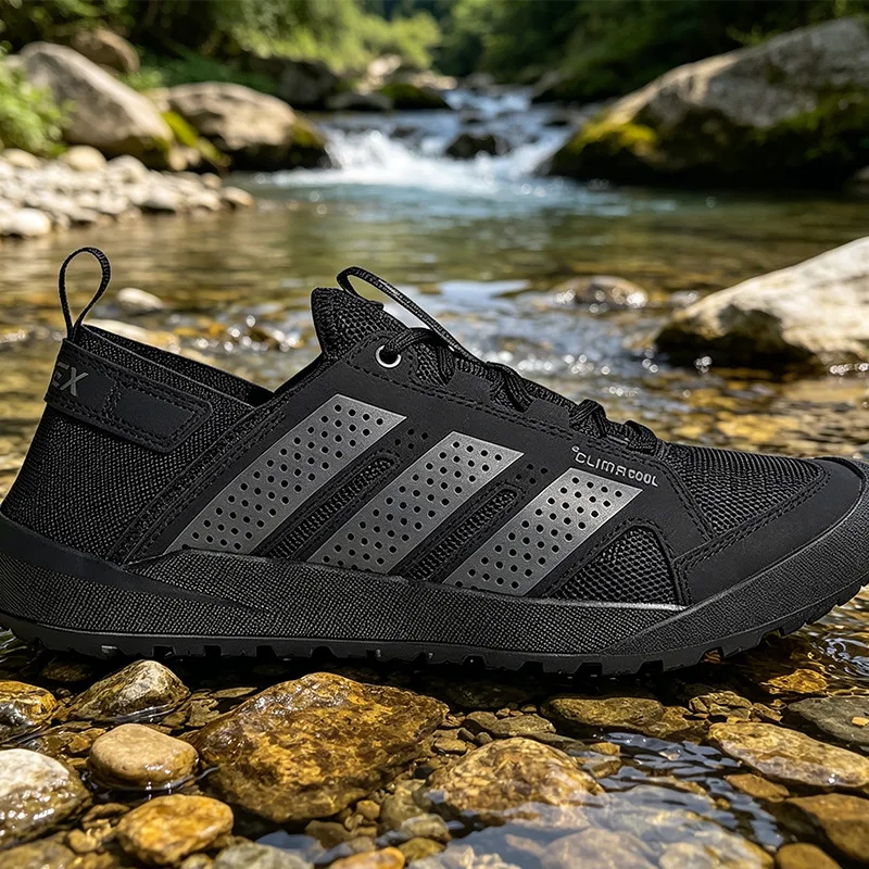 ADIDAS 100 % authentische CLIMACOOL Unisex-Outdoor-Wasserschuhe, atmungsaktive, schnell trocknende Wandersneaker mit Boxen HQ9170 – Detail 7