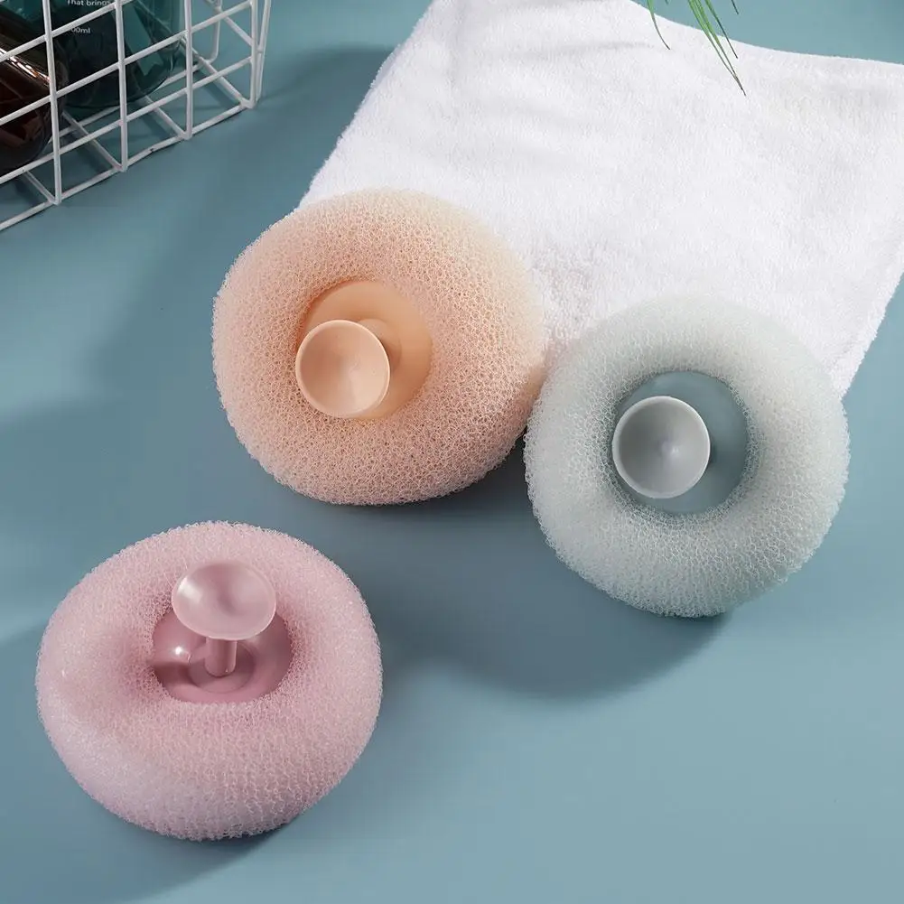 Sucker Shower Ball Suction Cup Round Brush Super Soft Bath Ball Sponge Accessories Massage Towel Mud Bathroom Bath B2y6