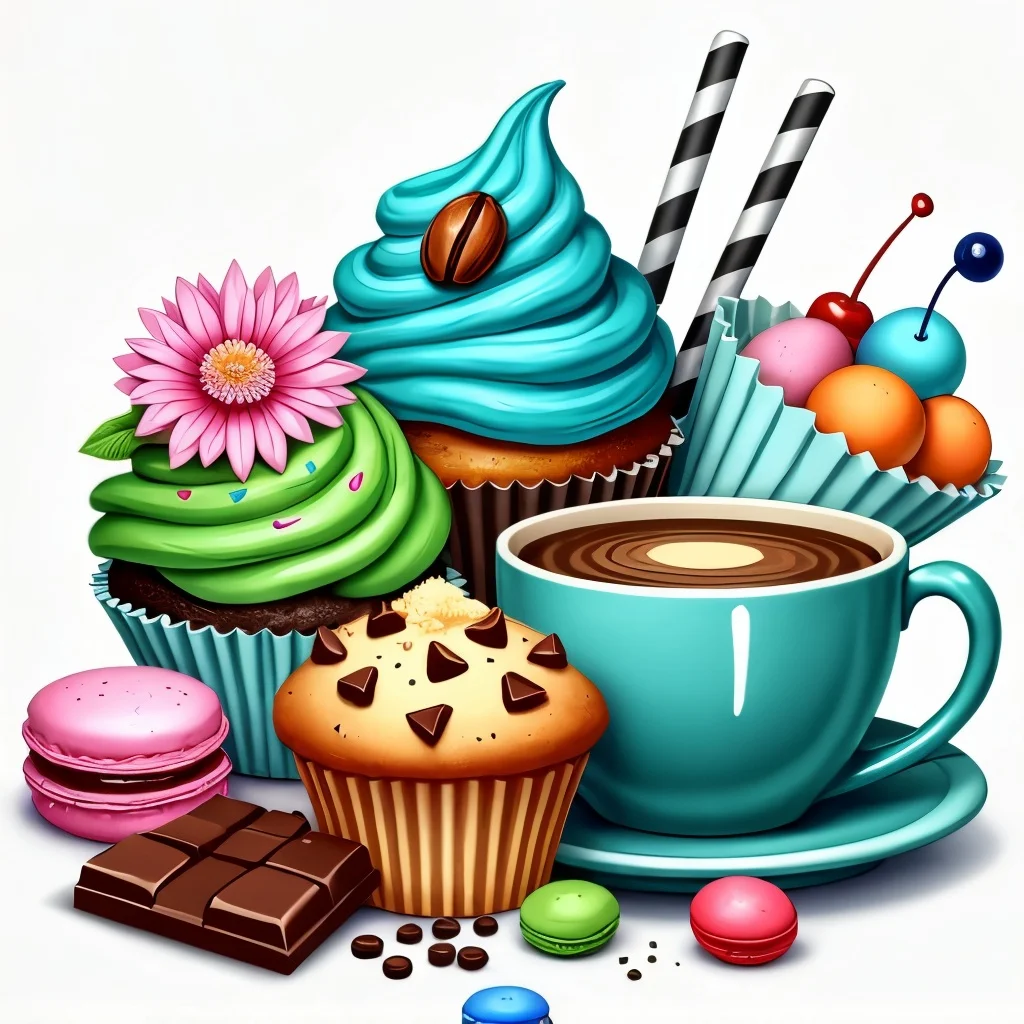 

Coffee Chocolate Dessert 500 PCS/1024 PCS Jigsaw Puzzles Challenging Family Activity Game for Gameroom Bedroom Home Decor Gift