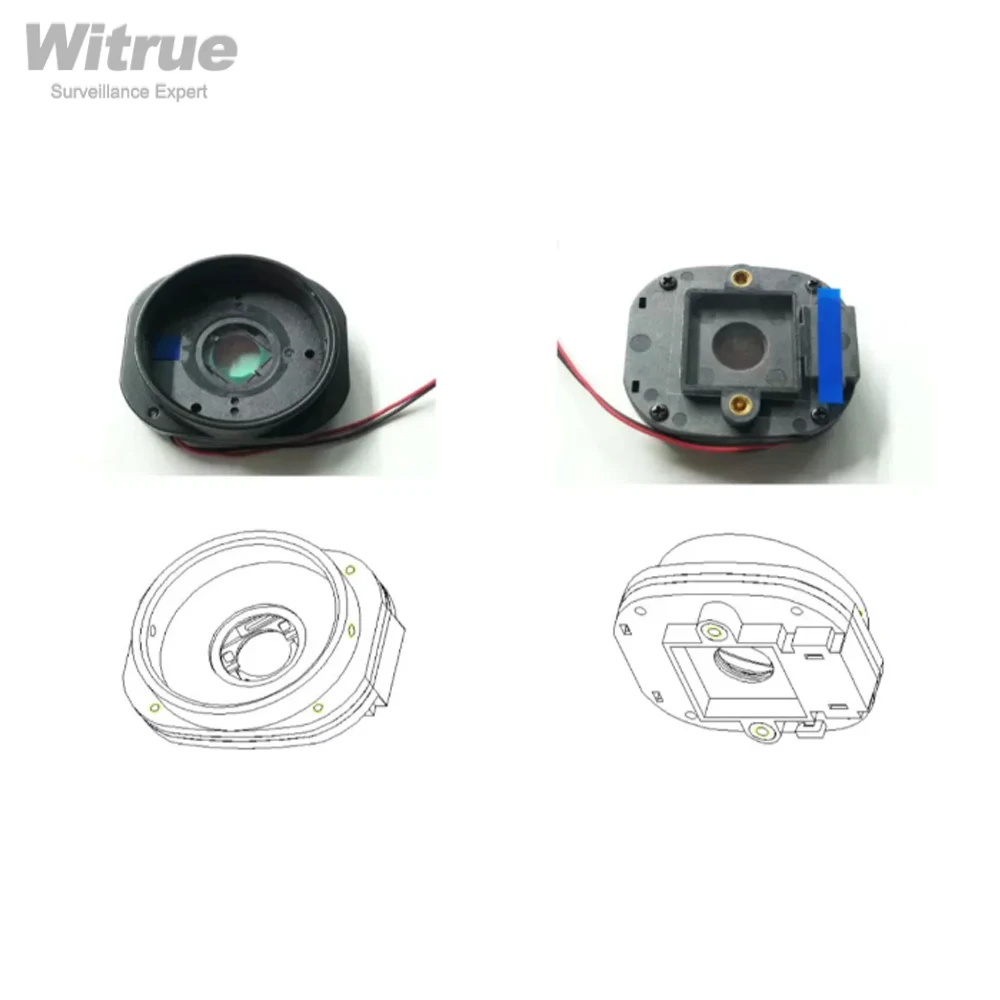 Witrue HD filtr podczerwieni obiektyw CS zamontuj podwójny filtr do kamery HD kamera do monitoringu CCTV — zdjęcie 4