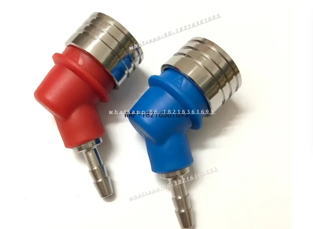 GOOD2026 Fresen Bypass Connector Fresenius 4008 Red Blue Bypass Connector Flushing Bridge Quick Connector Fresen Accessories