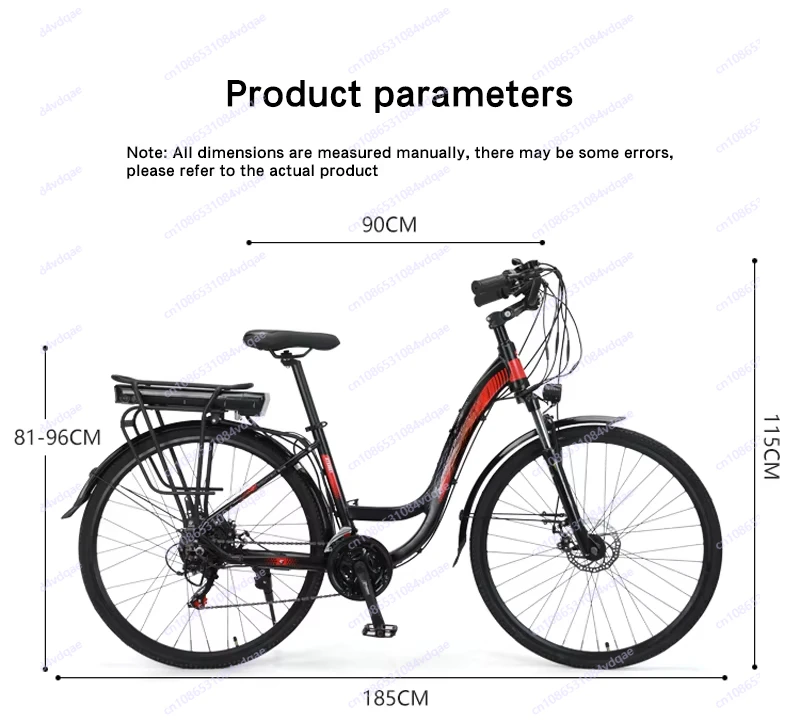 28-Zoll Elektro-Citybike – 250W Nabenmotor, Hydraulische Scheibenbremse, Elektrisches Pendlerfahrzeug