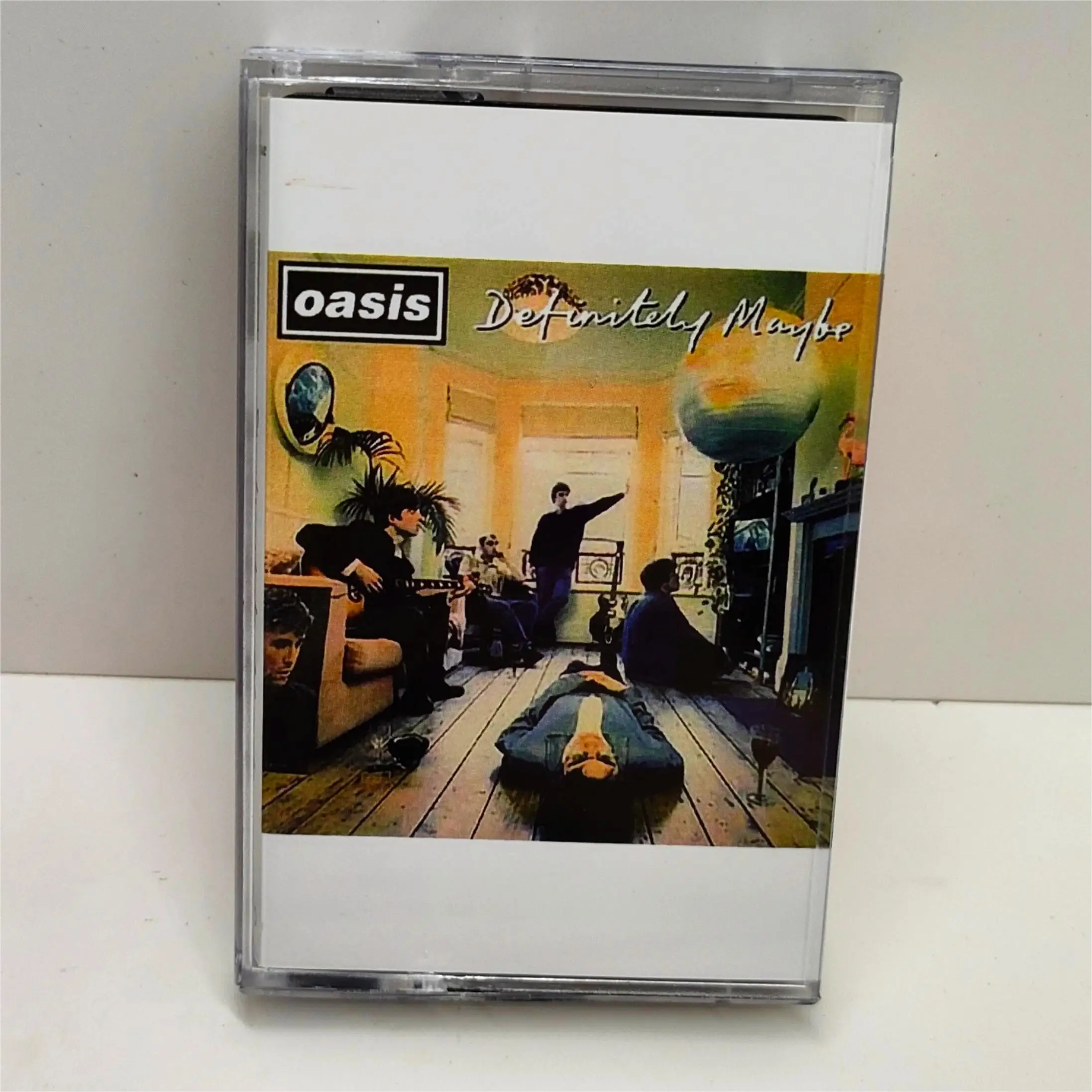 شريط موسيقى بريتبوب واحة ليام غالاغر بالتأكيد ربما ألبوم كاسيت كوسبلاي ووكمان مسجل مجموعة صندوق المسارات الصوتية للسيارة