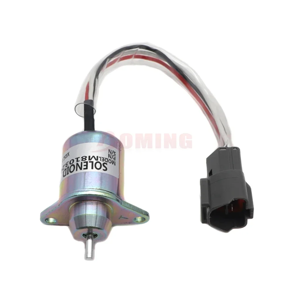 Fuel Shut Off Solenoid For John Deere tractor For Yanmar 12V M808284 M810324