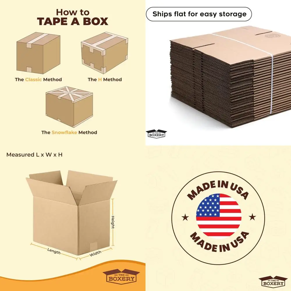 

Картонные коробки коричневого цвета 20x20x14 см, 15 штук в упаковке, для доставки, упаковки, переезда, хранения - прочные, экологичные, пригодные для переработки, размер M