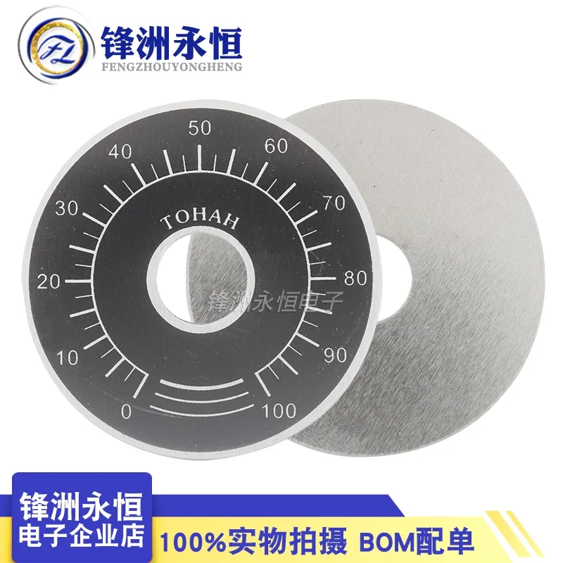 0-100 potentiometer scale dial knob digital dial can be equipped with WTH118 WX112 disc