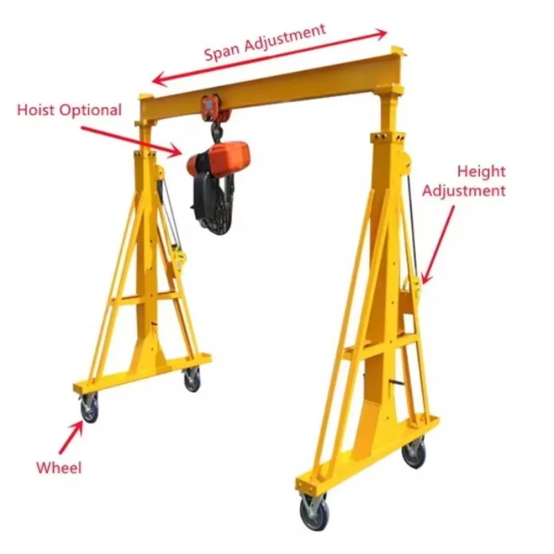 

Лидер продаж, хорошая производительность, 5-тонный 10-тонный грузоподъемность, портативный мобильный портальный кран для улицы