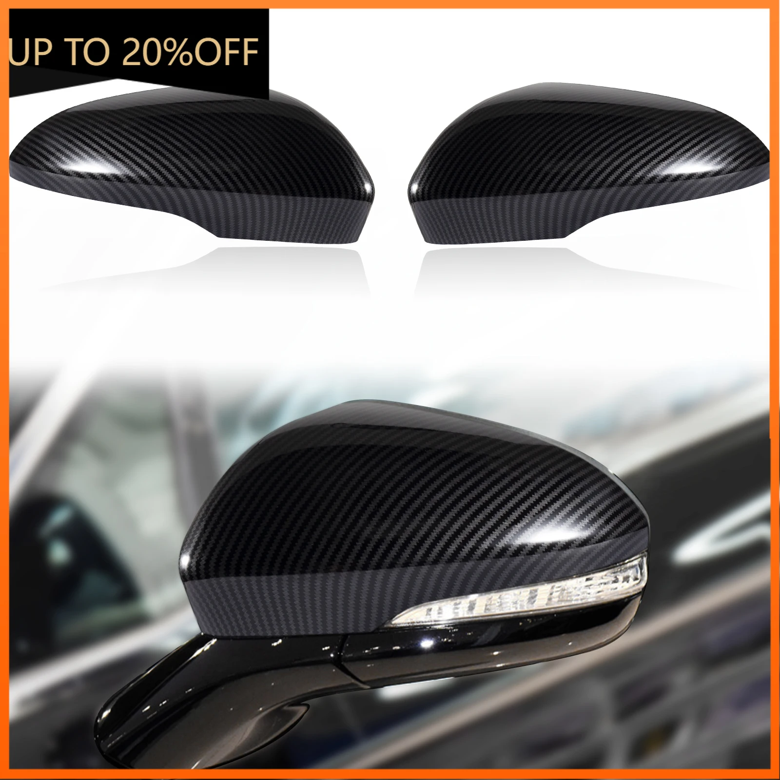 

Крышка зеркала заднего вида с узором из углеродного волокна, крышка корпуса, подходит для аксессуаров Ford Fusion 2013, 2014, 2015, 2016, 2017, 2018