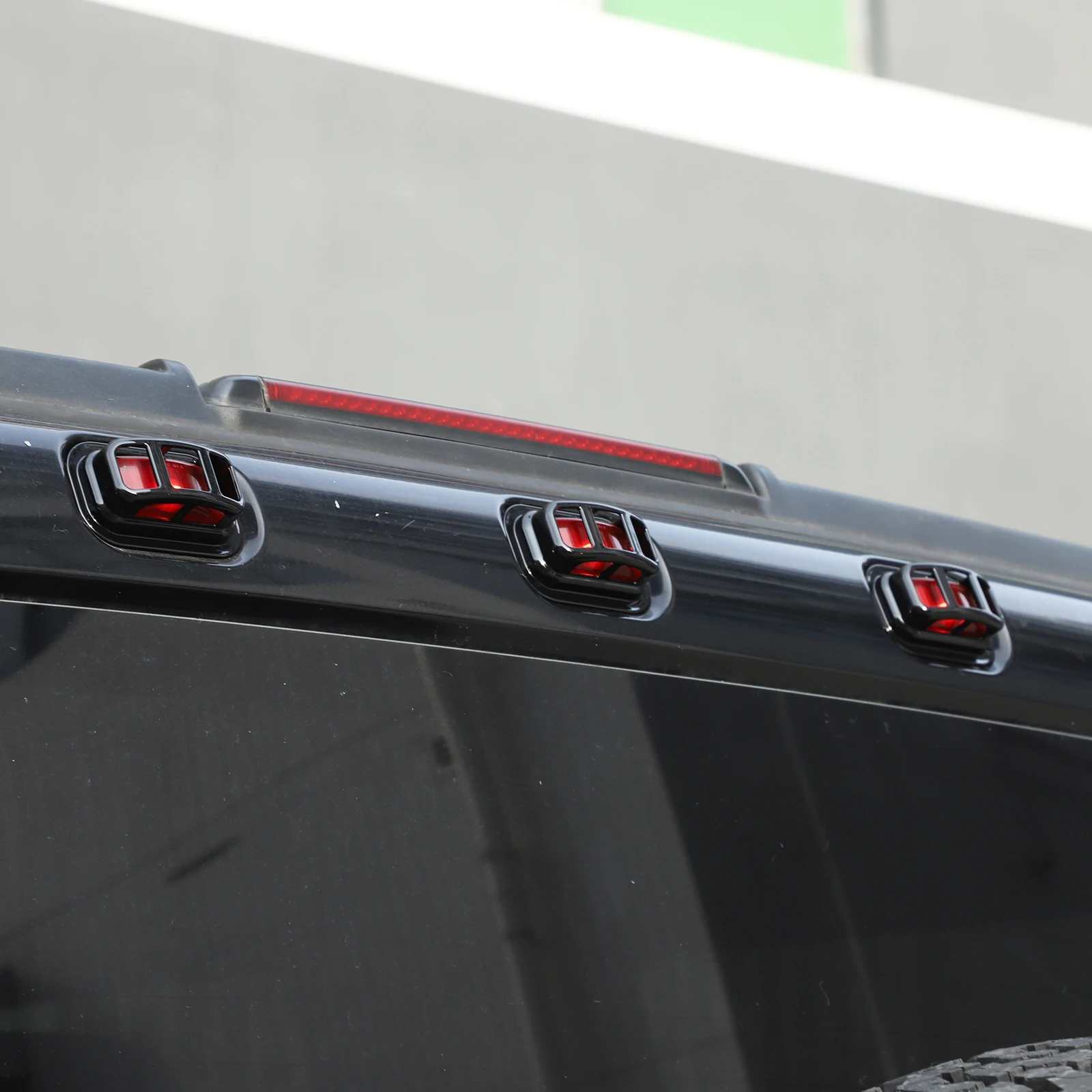 غطاء شبكي واقي لإضاءة السقف الأمامي والخلفي ABS، غطاء شبكي واقٍ لإشارة الانعطاف الجانبية لملحقات هامر H2 2003-2009 #5