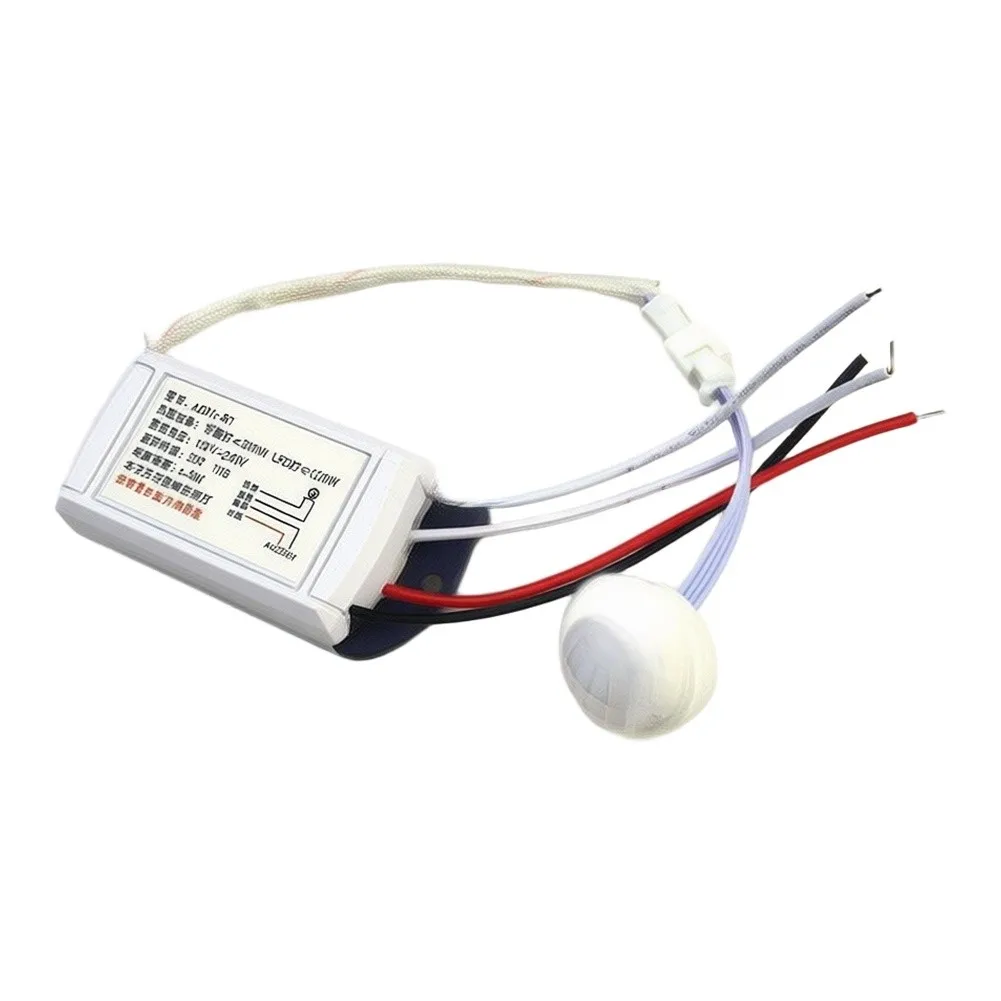 Smart Motion Sensor Infrared Sensor Switch For Indoor Corridors Multi-purpose Indoor Applications Flame Retardant Plastic