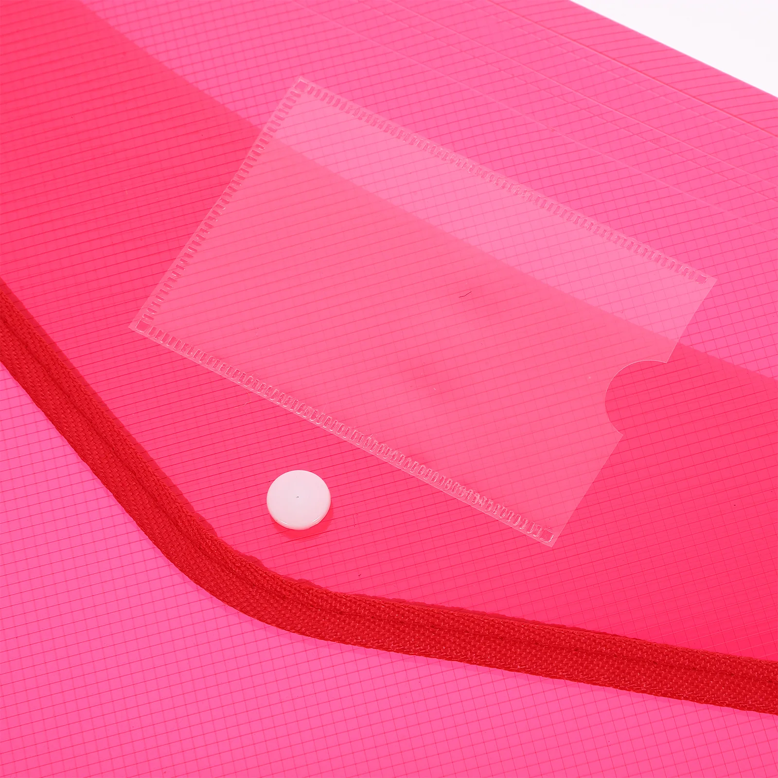 

5pcs A4 Clear Document Folder Plastic Envelop Storage Bag Snap Button Waterproof Business Organizer Pocket Pen Holder For Office