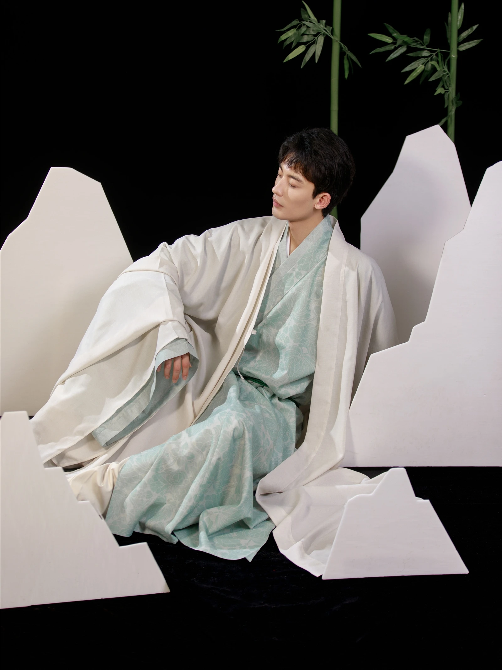 

Коврик с длинным воротником Weezhì Пара Hanfu для женщин Sle Zhao Beryan Реставрация из полиэстера Весна 2023, мода