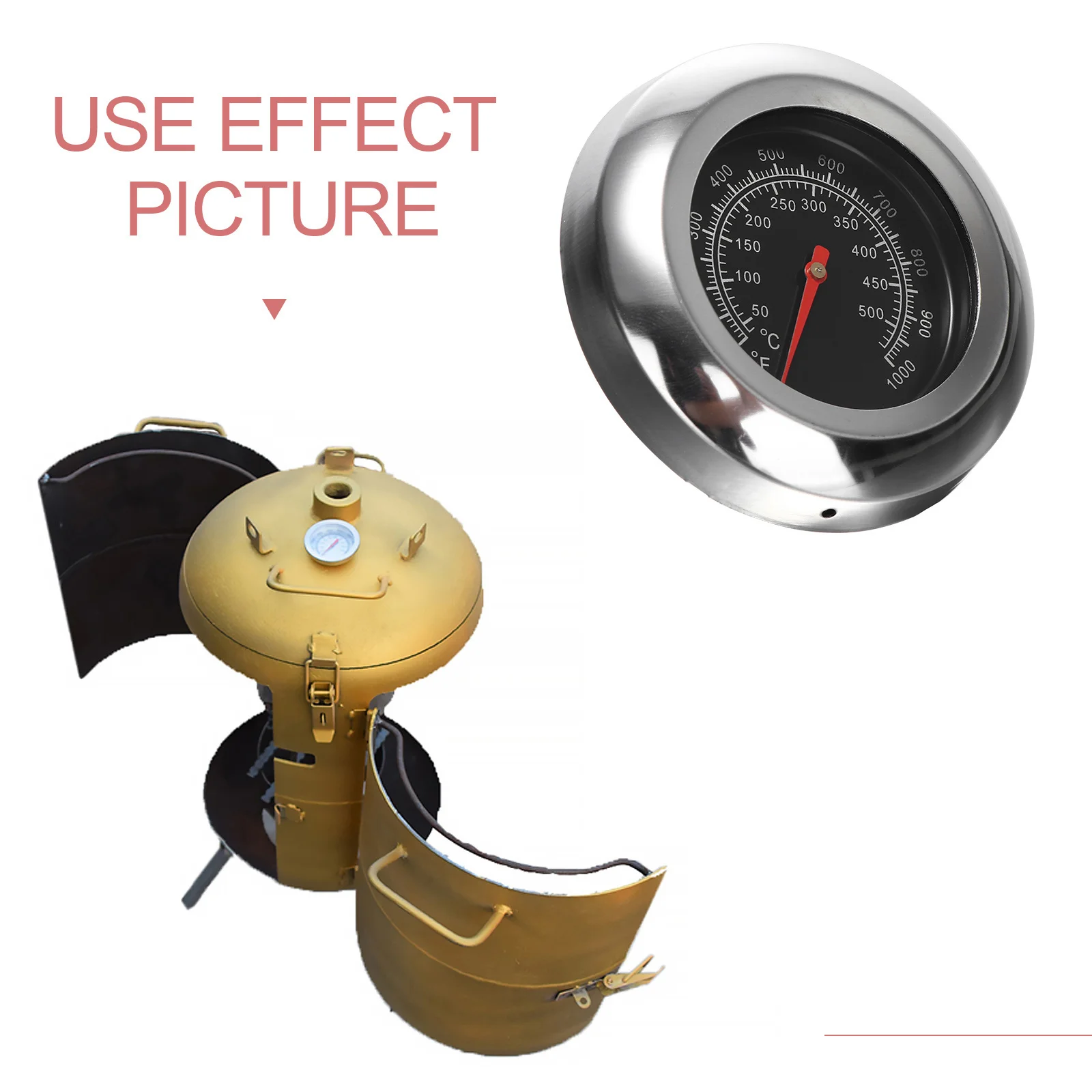 

1Pcs Long-Lasting Barbecue Thermometer Practical Design for Precise Oven Temperature Measurement in Kitchen