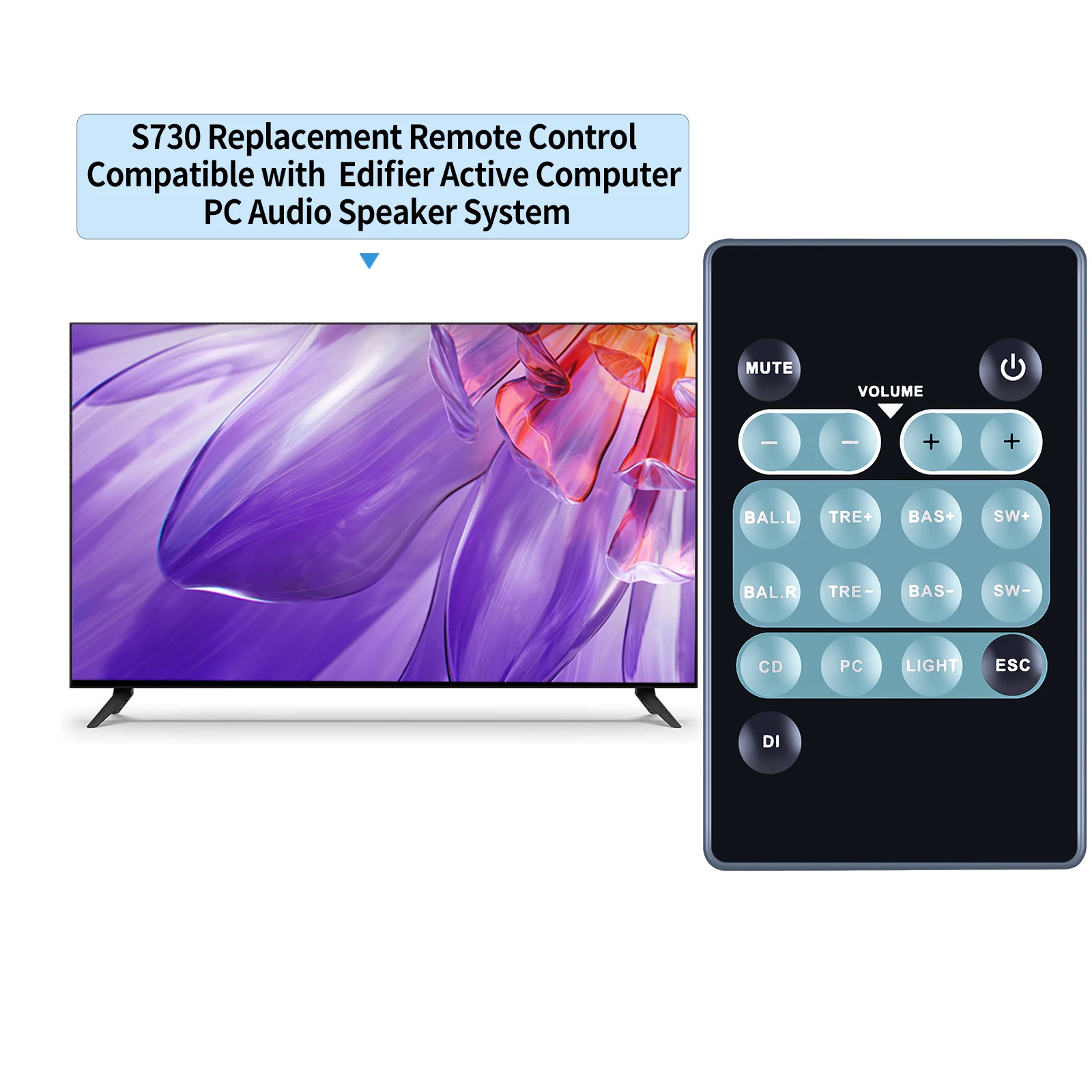 Новый пульт дистанционного управления для динамика Edifier Active S550 S730 RC2.1B S2.1D RC5.1C1 2,1 5,1