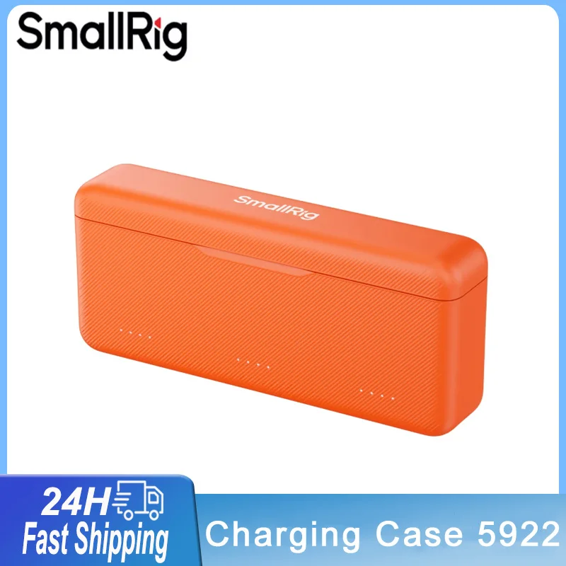 SmallRig 5922 Battery Charger for DJI Action 6/5 Pro/4/3 Osmo 360, Built-in TF Card Slot, 5V 1A Standard Charging