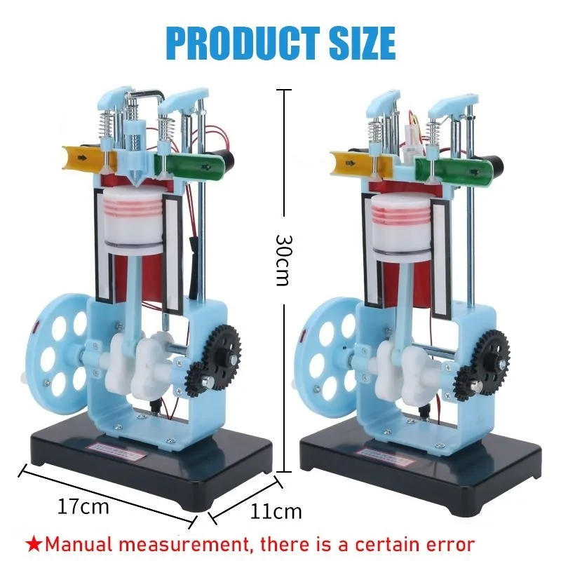 Diesel Engine Model Gasoline Engine Model Working Principle of 4-stroke Fuel Engine Student Physical Equipment Experimental Toys