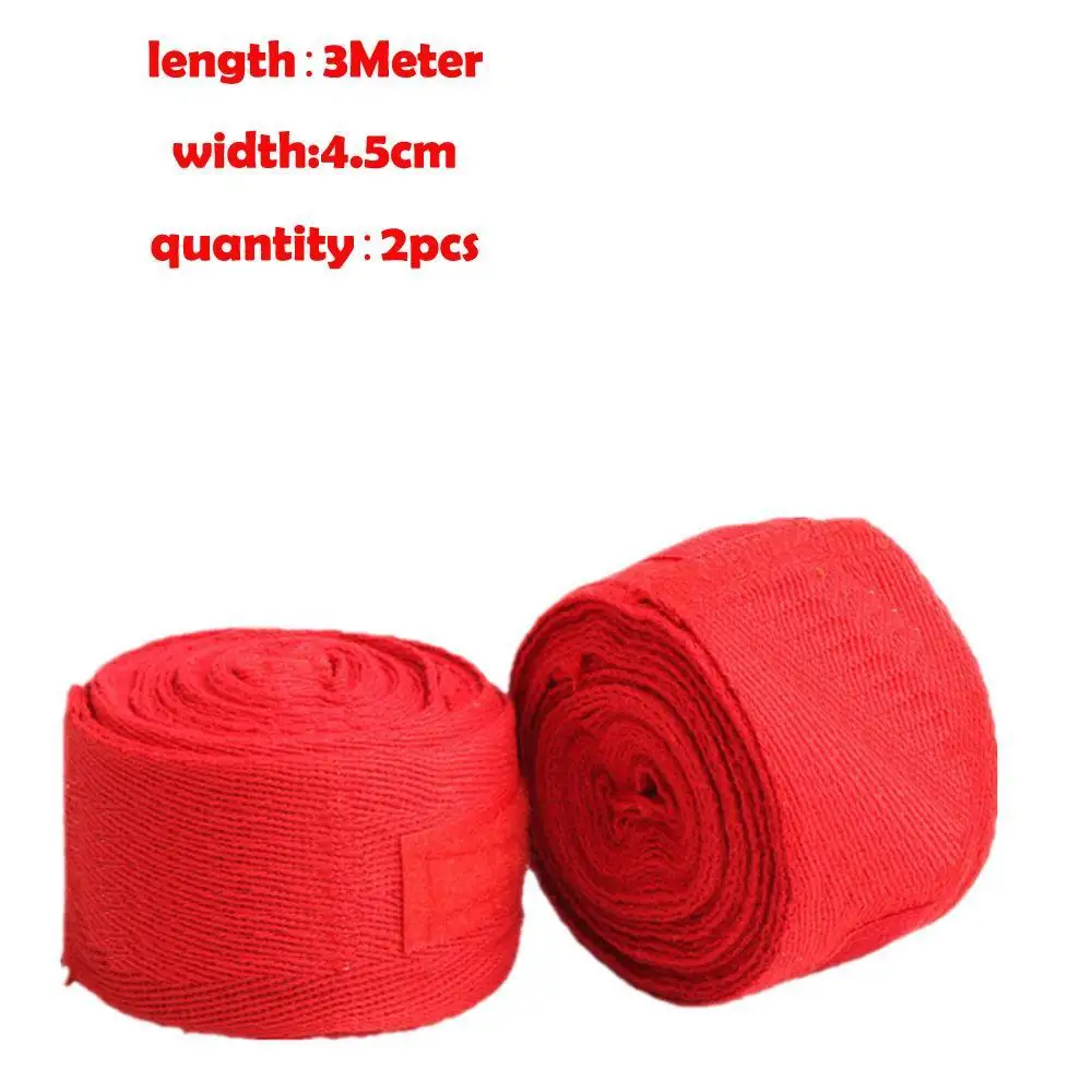 1.5M Cotton Boxing Bandage Sports Strap Sanda Kick Boxing MMA Hand Gloves Wraps Belt Boxing Sports Wraps Bandage