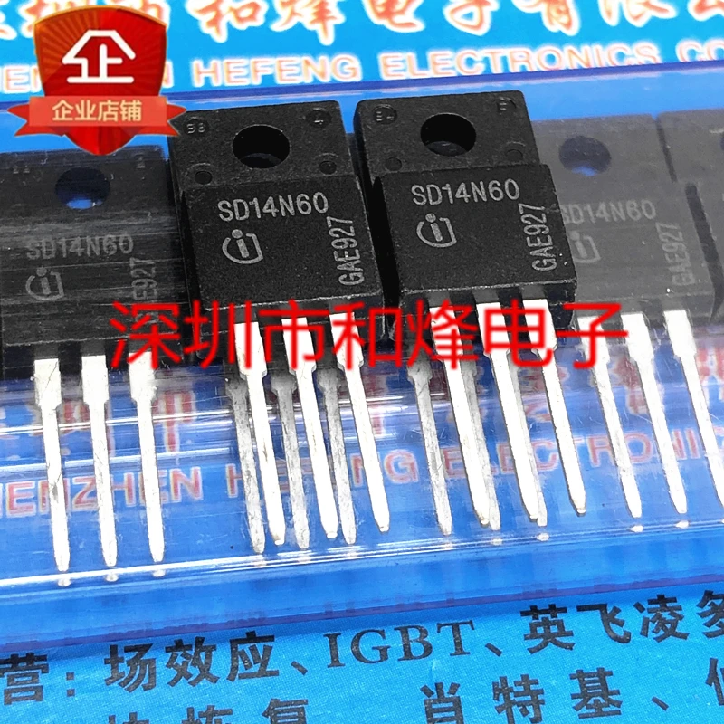 5PCS-10PCS SD14N60  TO-220F 600V 14A   New and Original On stock