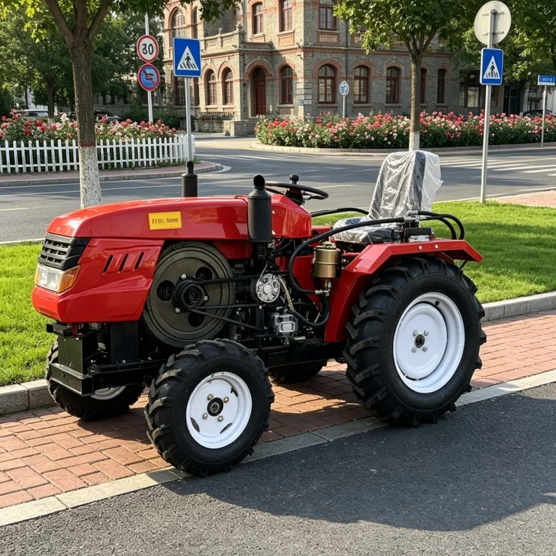 Customized Hot-selling Four-wheel Rotary Tiller, Farm Cultivation Equipment, Wheeled Rotary Tiller, Preferred Machinery