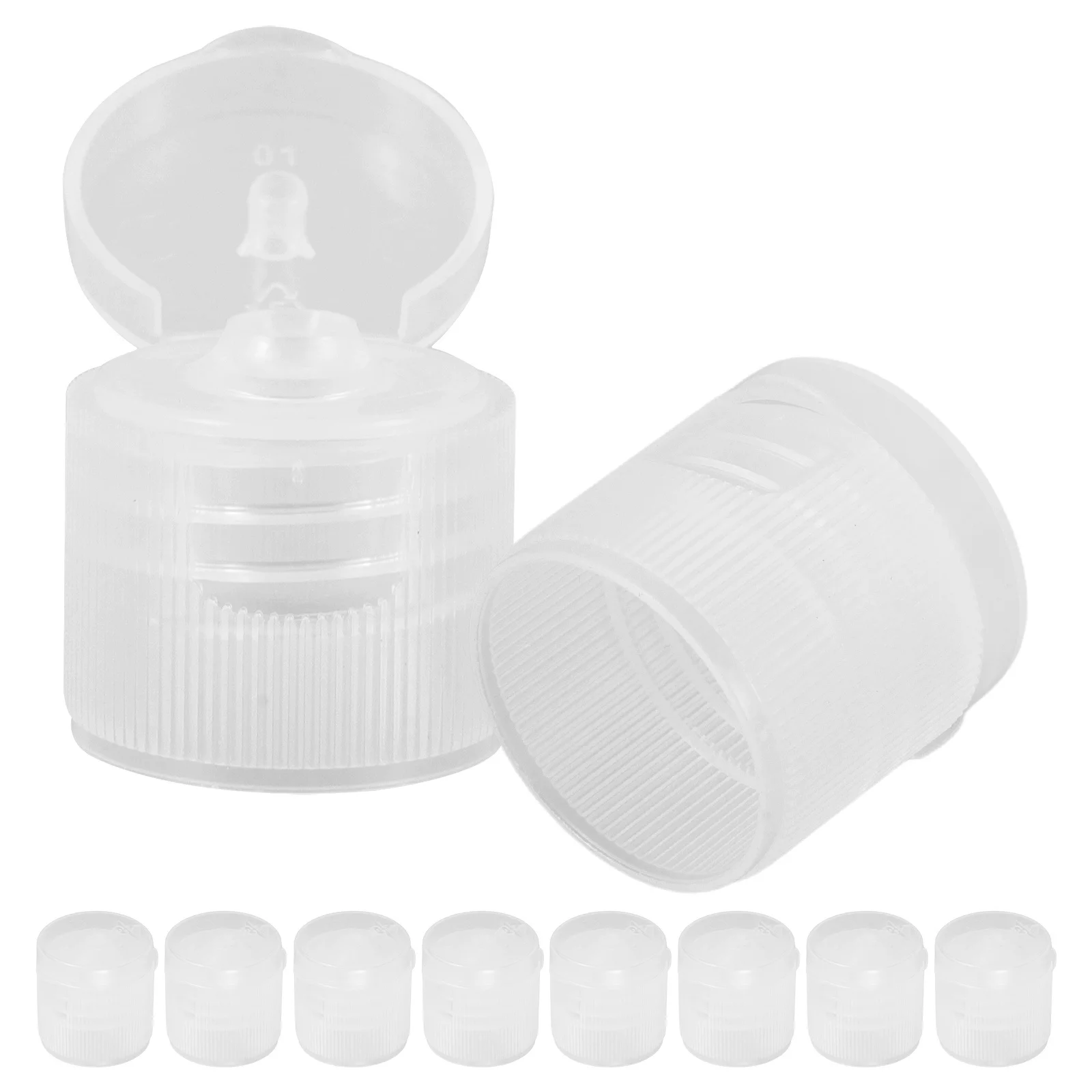 

30Pcs Screw-in Toothpaste Lids Plastic Caps Durable Lightweight Portable Practical Life Helper Toothpaste Caps