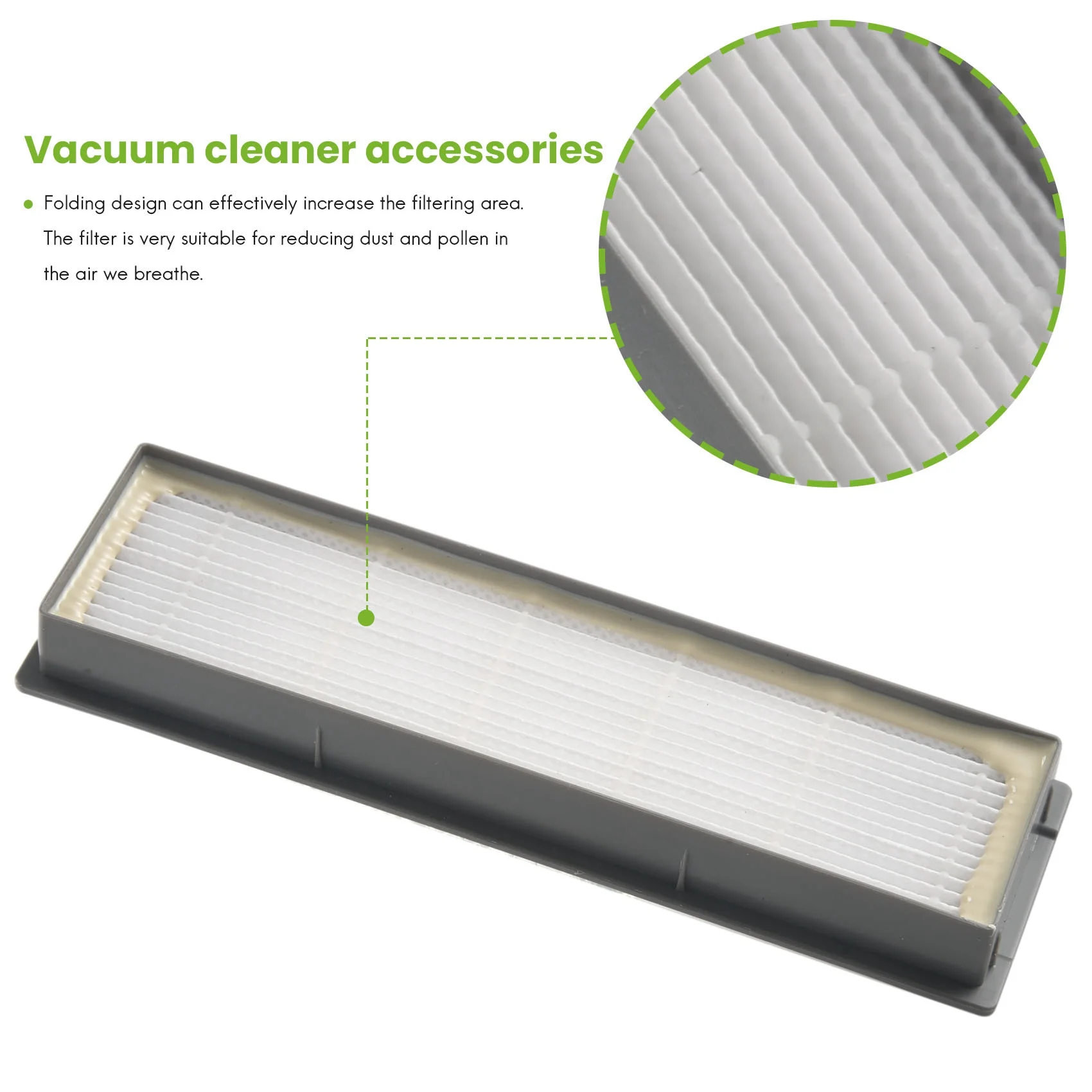 

Сменные комплекты фильтров AS60 для роботов-пылесосов Ecovacs Deebot OZMO 920, 950, T5, T8 AIVI, 8 шт.