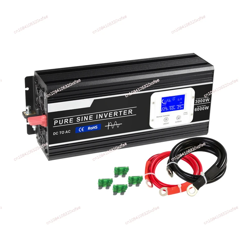 Inverter Pure Sine Wave 3000W Detachable LCD Large Screen Mobile High Power Vehicle Inverter Universal