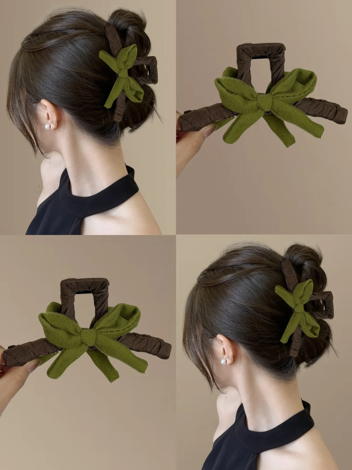 presilha-de-cabelo-estilo-coreano-seagull-green-rose-matcha-clipe-de-cabelo-multifuncional-para-viagem-e-uso-diario