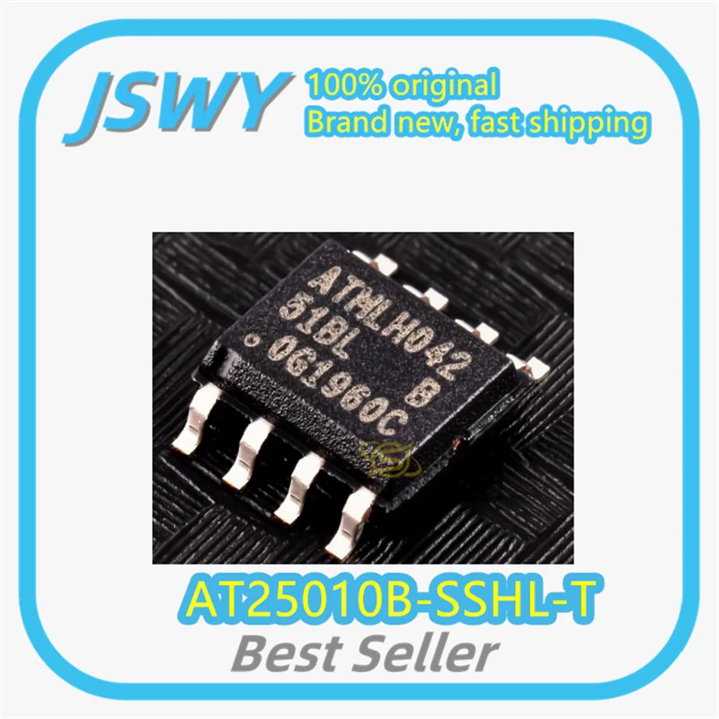 (10/50pcs) AT25010B-SSHL-T  AT25010 Silk-Screen 51BL SOP-8 Memory Chip  Brand New Genuine  Fast Shipping  Original Packaging