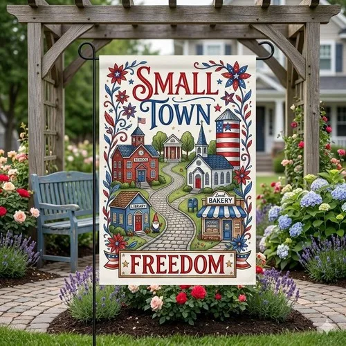 Patriotic Garden Flag 4th of July American Independence Day Yard Decor AAV hhz
