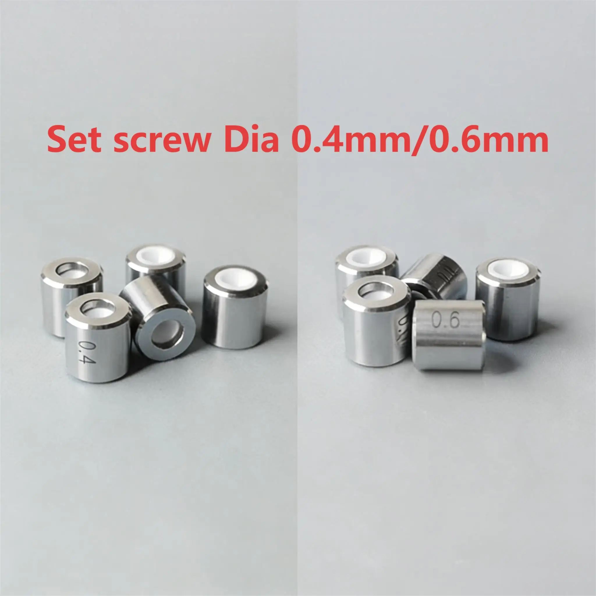 PW040001,PW060602,R103C600 Set Screw Φ0.6mm,SPLIT GUIDE 0.4mm (UPPER),SPLIT GUIDE 0.6mm (LOWER),apply for Accutex edm machine