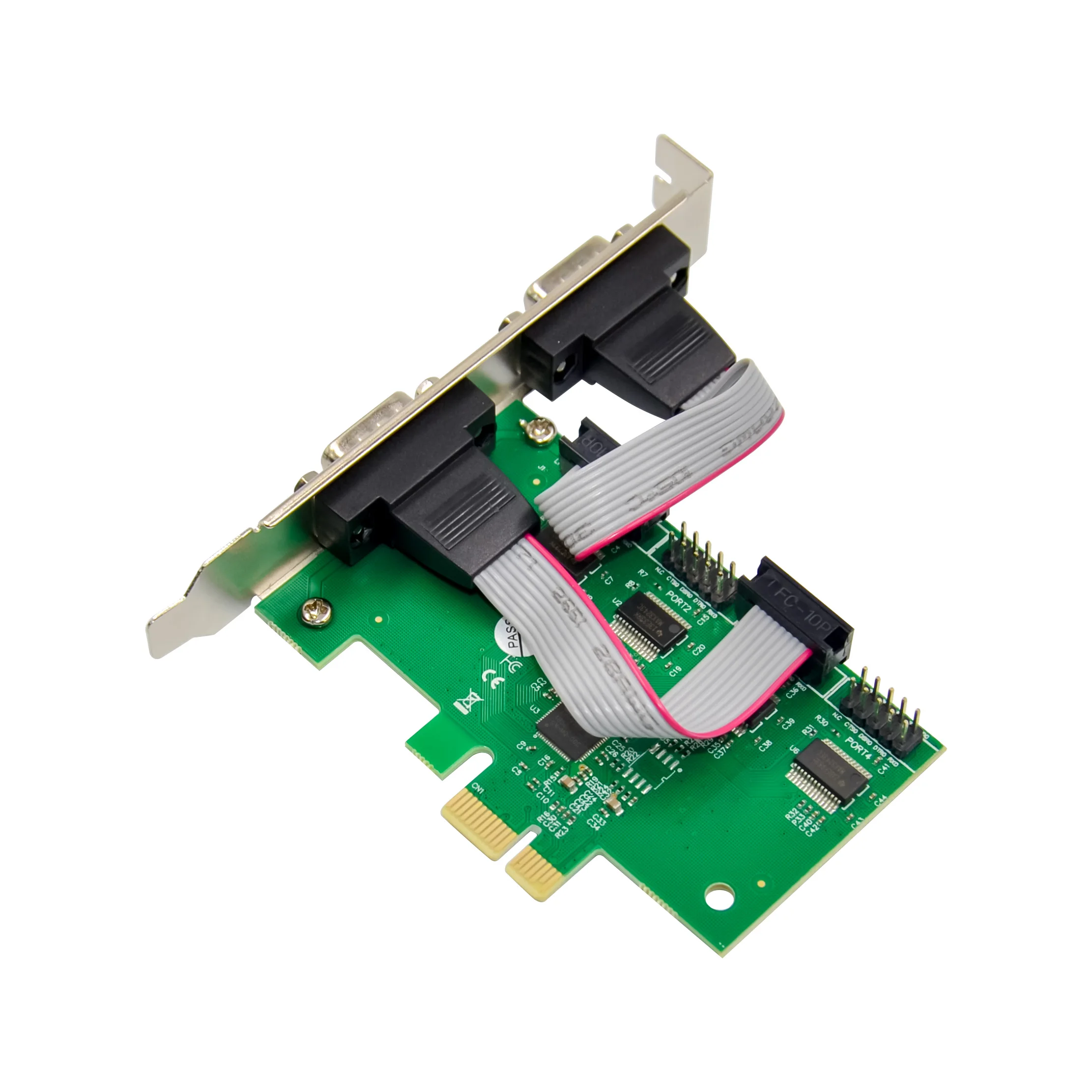 Sunweit ST318 PCIe 4 portas Serial RS232 Cartão AX99100
