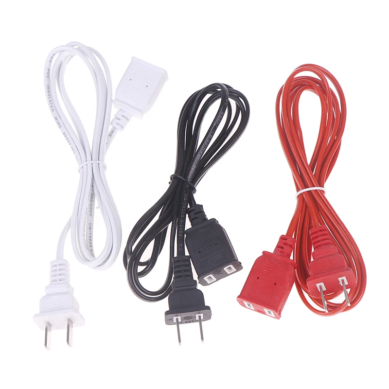 3 Colors 2/3/5m Power Extension Cord AC Power Cord Line With ON/OFF Switch Button Cable Wire Two-pin Plug Cable Extension Cords