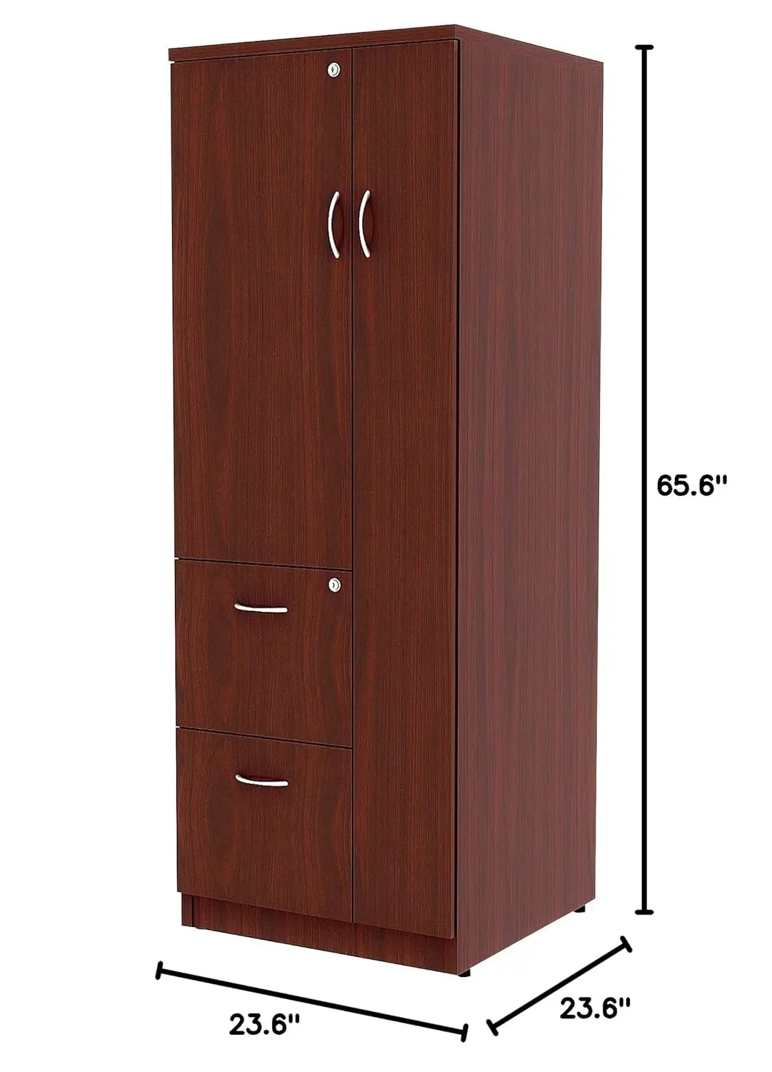 #2-Drawer Storage Cabinet for Office Home, Customized