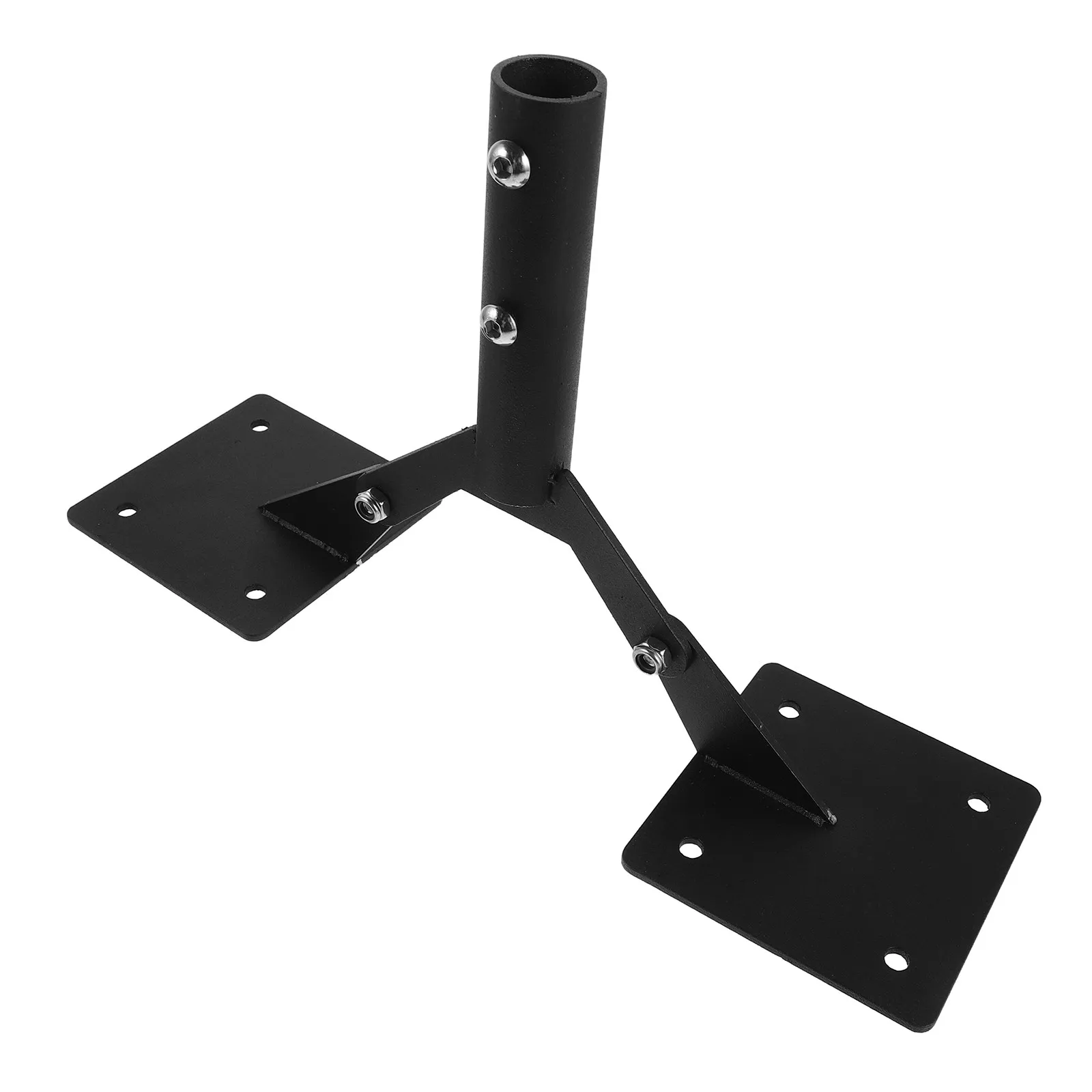 Weather Vane Mounting Bracket Roof Adjustable Carbon Steel Weathervane Flagpole Stand Garden Patio Weather Monitoring Wind