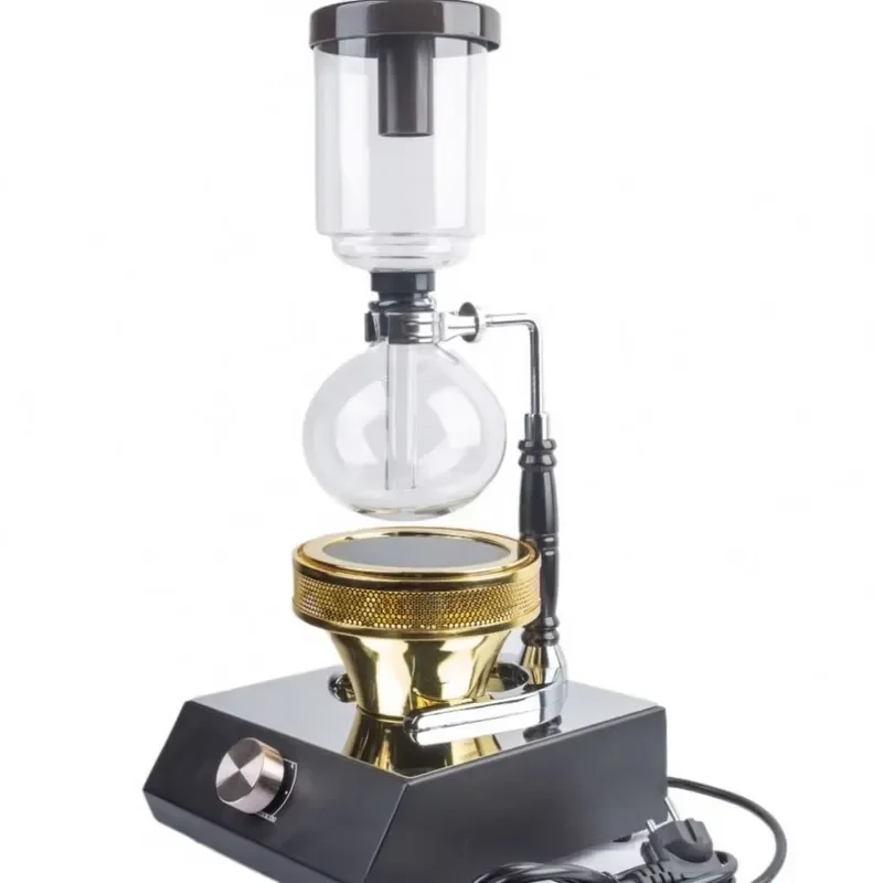 for Cold Brew Coffee Machine Glass Countertop Siphon Vacuum Coffee Maker with Alcohol Burner  Home and Commercial Use