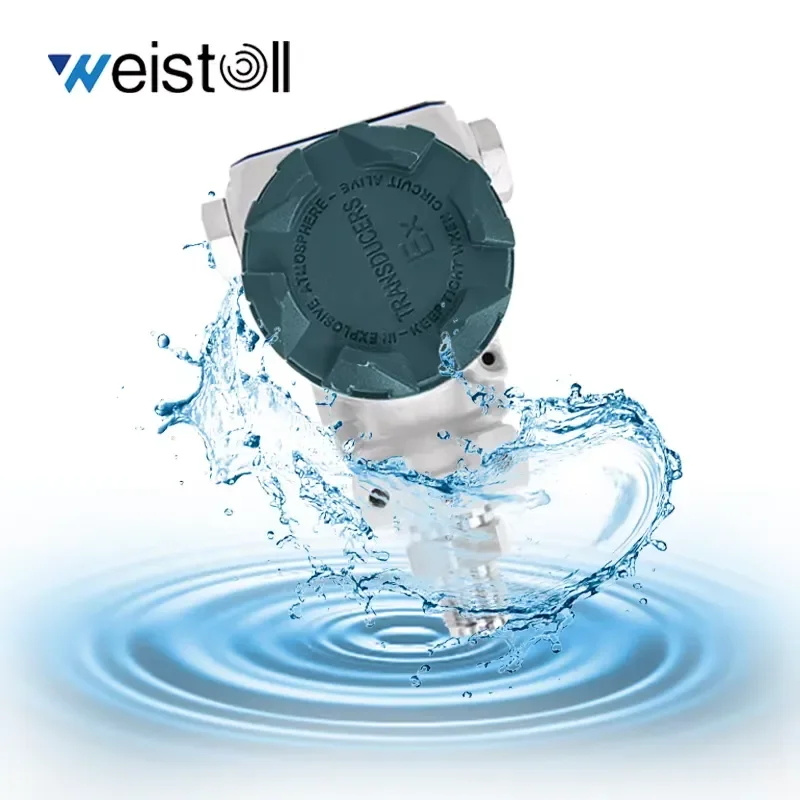 Weistoll Hot Sale Low Price Digital Display 4-20mA Explosion-proof Pressure Transmitter 0.5%FS Accuracy 304 Stainless Steel