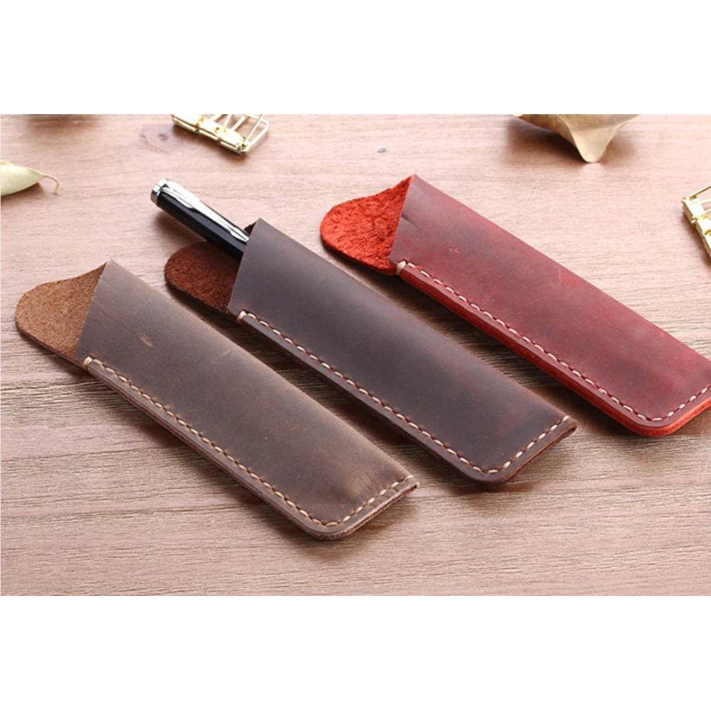 

Pen Pencil Case Pens Pouch for Gift Hand Made Protective Sleeve Holder