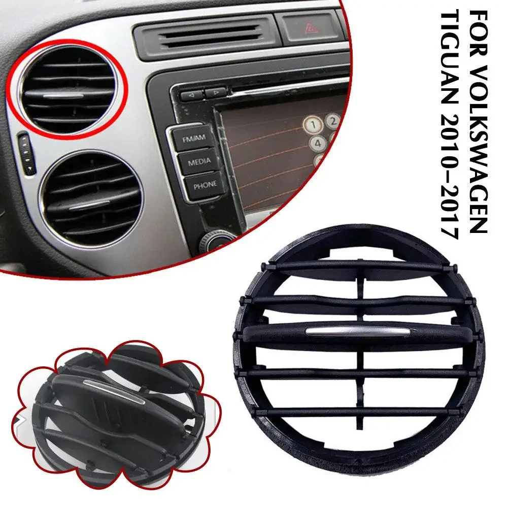 Car Center Dash Vent Air Conditioner Vent Grille Deflector Outlet for Volkswagen Tiguan 2010-2017 Car Interior Accessories L5I3