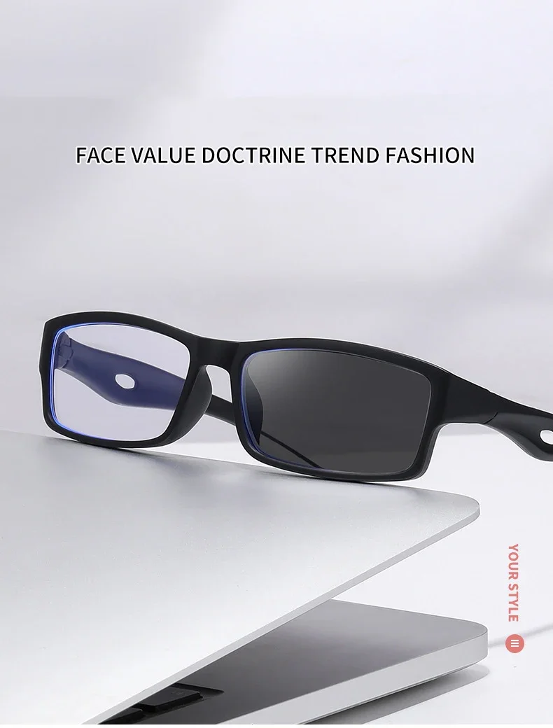 Lichtverfärbte Multi-Fokus-Lesebrille mit doppeltem Verwendungszweck für ältere Menschen, Lesebrille mit automatischer Zoom – Detail 1