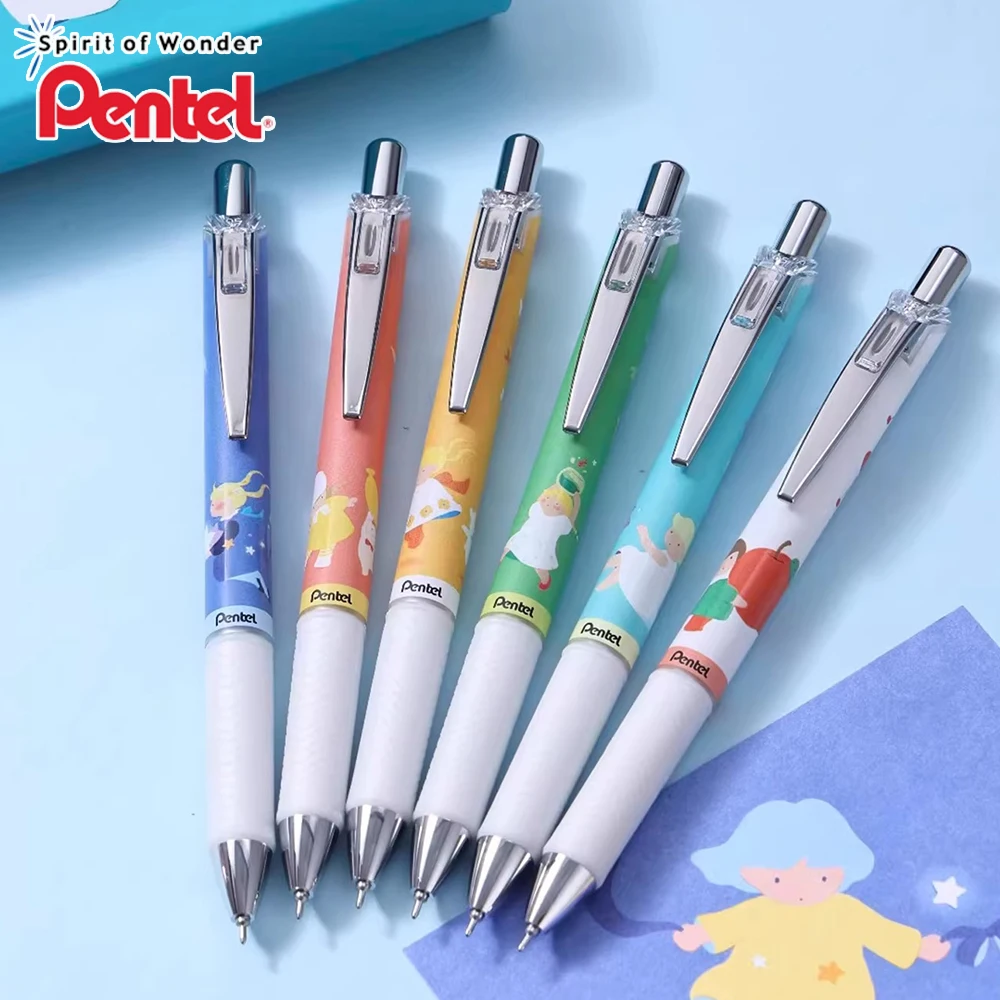 

New Japanese Pentel Gel Pens Quick Drying Ink Illustration Limited Set BLN75 Black Writing 0.5mm Kawaii School Office Stationery