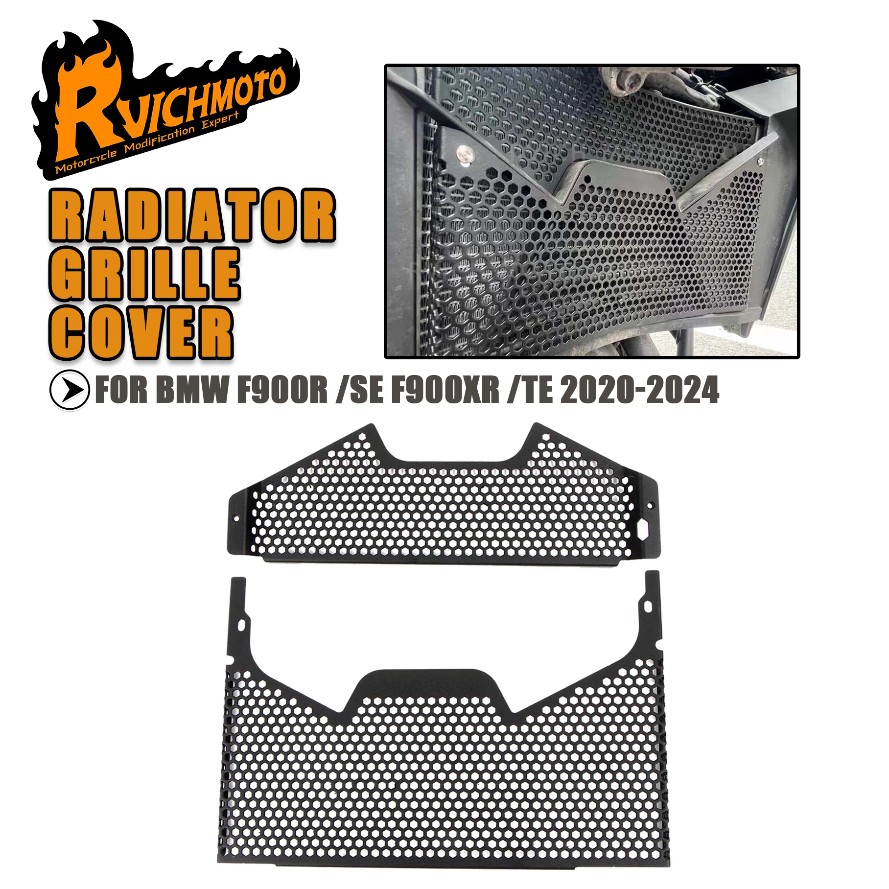 F 900 F900 R XR 900X 900XR Motorrad Aluminium Kühlergrillabdeckung Schutzgitter für BMW F900R SE F900XR TE 2020-2023 2024